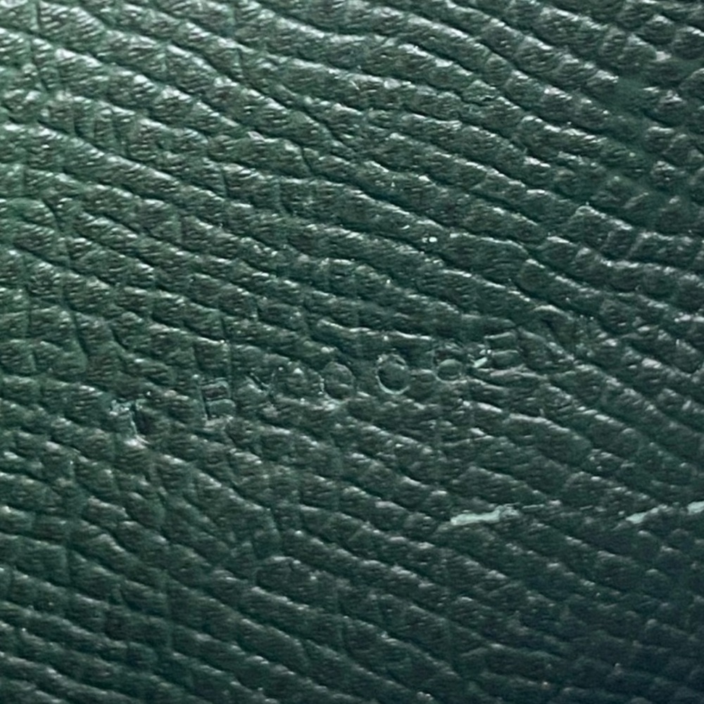 ⭐️Authentic Hermes Bearn Kelly Green Leather Wallet Gold HW - Picture 7 of 14